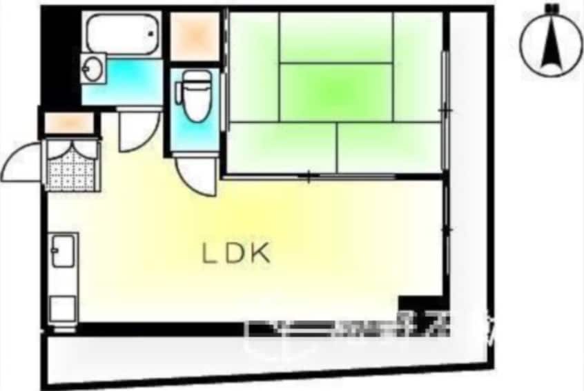 間取図 コンフォール錦町