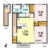 高松琴平電気鉄道<ことでん琴平線>/円座駅 徒歩28分 2階 築15年 2LDKの間取り