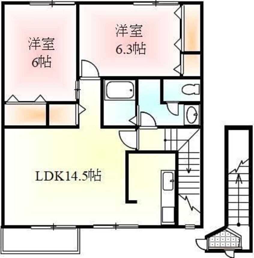 間取図 ペガサス壱番館