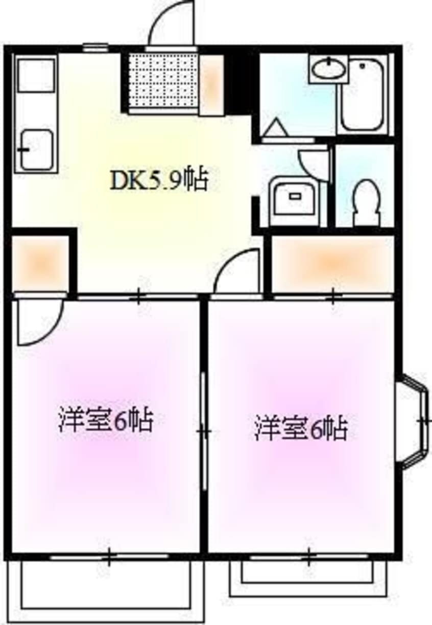 間取図 ハイム・トシ