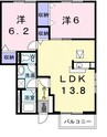 高松琴平電気鉄道<ことでん琴平線>/空港通り駅 徒歩26分 1階 築21年 2LDKの間取り