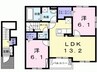 高徳線/志度駅 徒歩15分 2階 1年未満 2LDKの間取り