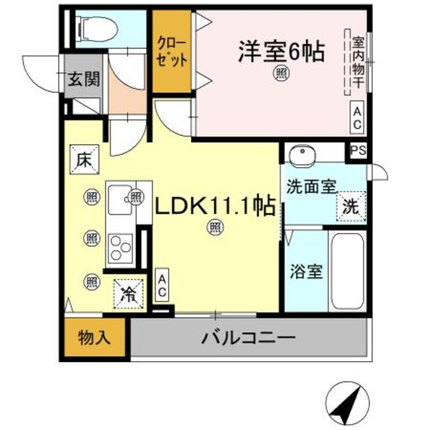 間取図 リエートパーク