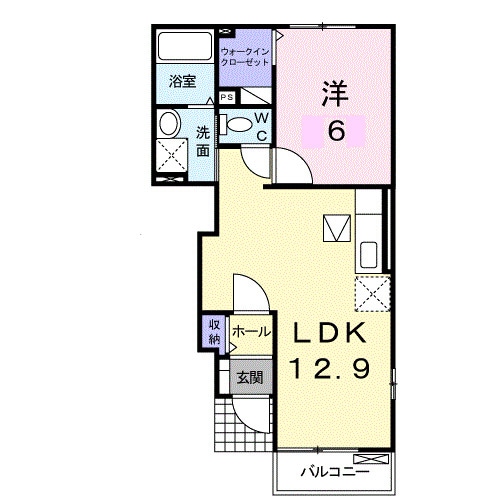 間取り図 チェリ　ブラッサムⅠ