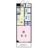 グランディール太田Ｂ 1Kの間取り