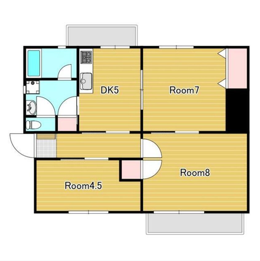 間取図 フォルトゥーナ新北