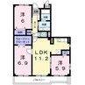 ＡＮＮＥＸーⅡ 3LDKの間取り