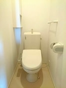 ゆったりとした空間のトイレです エスパス・ボヌール