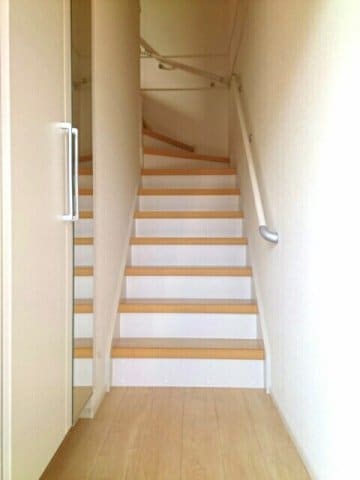 明るい玄関です エスパス・ボヌール