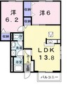 高松琴平電気鉄道<ことでん琴平線>/空港通り駅 徒歩26分 1階 築21年 2LDKの間取り