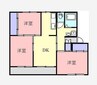ヴィラナリー屋島Ⅱ7号棟 3DKの間取り