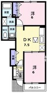 予讃線・内子線/高松駅 バス:31分:停歩7分 1階 築19年 2DKの間取り