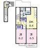 高松琴平電気鉄道<ことでん琴平線>/太田駅 徒歩22分 2階 築23年 2DKの間取り