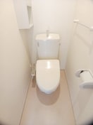 清潔感のあるトイレです 未来