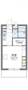 レオパレス川添Ⅱ 1Kの間取り