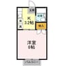 ビューフォート屋島　 1Kの間取り