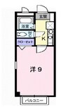 Ｋ’ｚ　Ｂ 1Kの間取り