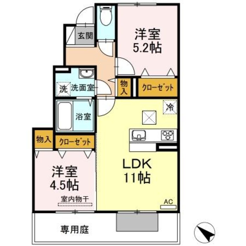間取図 ウルス　カンパーニュ
