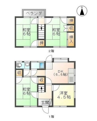 間取図 宮武貸家