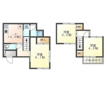 間取図 ワイハウス木太町