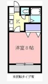 クレイドル志度　I 1Kの間取り