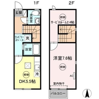 間取図 グレースタウン川津　Ａ