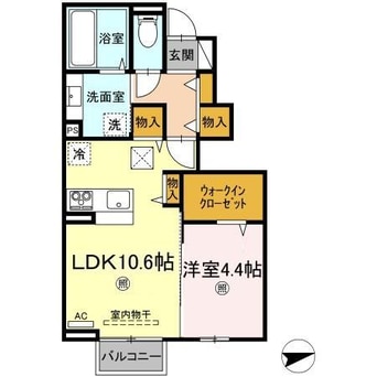 間取図 ユニヴェールⅡ　C棟