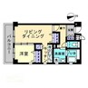 リマーク旅籠町 1LDKの間取り