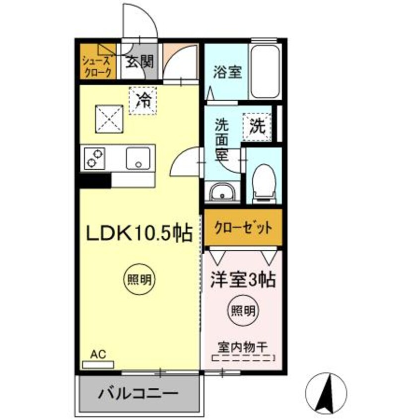 間取図 プリマヴェーラ・Ｙ