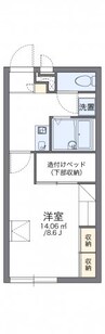 予讃線・内子線/高松駅 バス:44分:停歩7分 2階 築15年 1Kの間取り