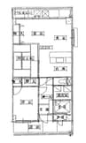 ＦＵＴＡＢＡ1 2LDKの間取り