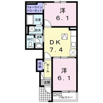 間取図 クレストールＫⅡ