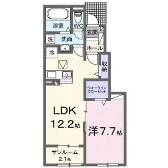 間取図 アベニール三木Ａ