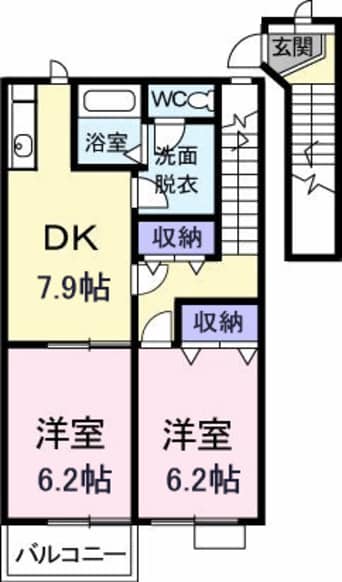 間取図 メゾン　グレイスフル　Ｂ