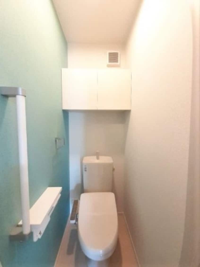 ゆったりとした空間のトイレです ルーベル久米Ａ