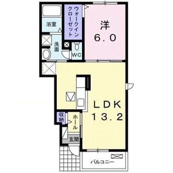 間取図 ブルー　アイランド川津Ⅰ