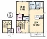 ディアメゾン 1LDKの間取り