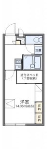 レオパレスサンシャイン２６ 1Kの間取り