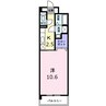 ヴィドゥ　カンパーニュ 1Kの間取り