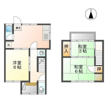 間取図 木村貸家