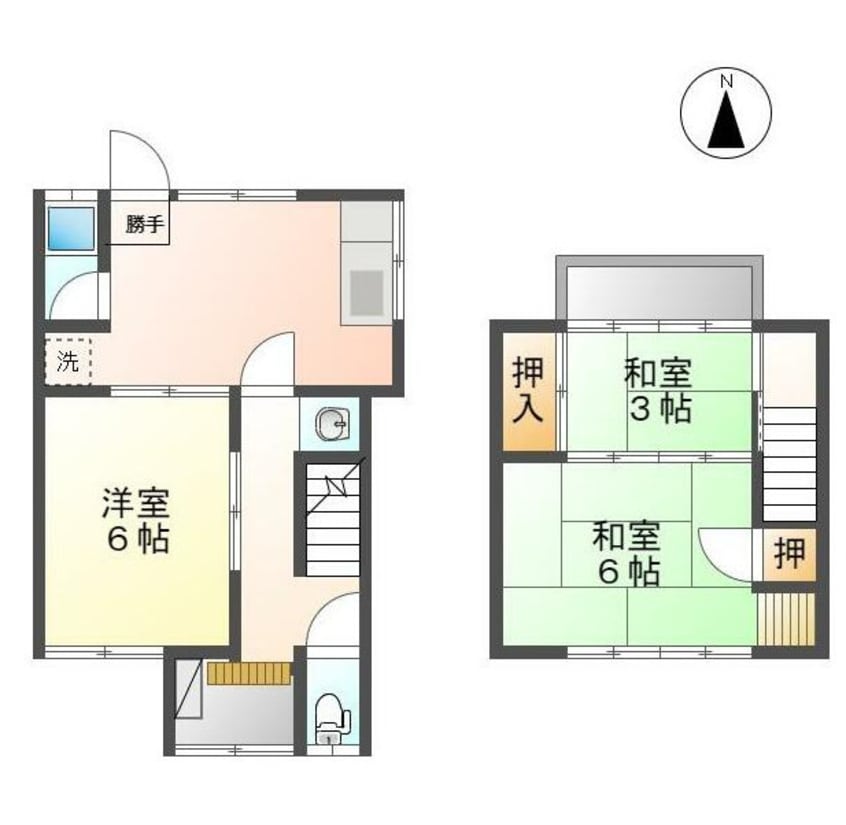 間取図 木村貸家