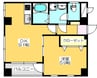 ボナールK 1DKの間取り