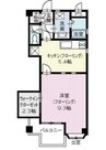 エクセレント宮脇 1DKの間取り