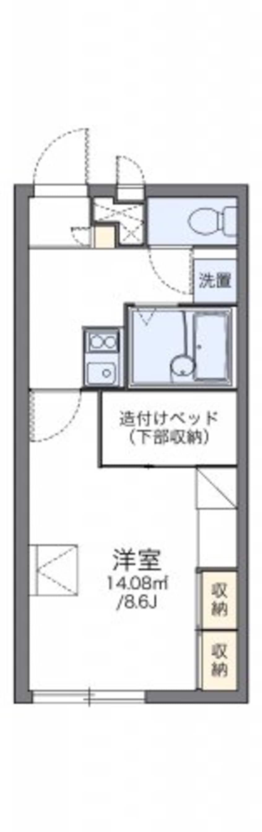 間取図 レオパレスＫ　ＣＯＵＲＴ
