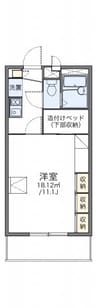 レオパレスＡＳＴ 1Kの間取り