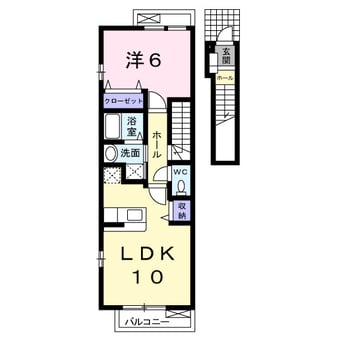 間取図 サニーサイド　ハウス　森Ｃ