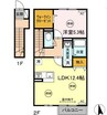 ZEFIRO 1LDKの間取り