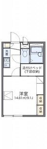 高松琴平電気鉄道<ことでん長尾線>/林道駅 徒歩9分 2階 築22年 1Kの間取り