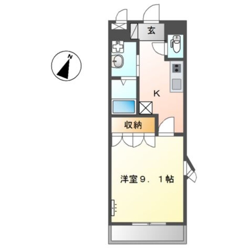 間取図 エトワール・リッツ