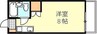 ドルフ3 1Rの間取り